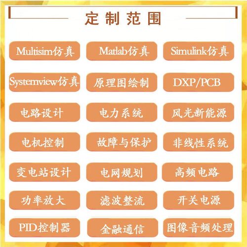 multisim电路仿真设计proteus课程ad原理图pcb代画simulink单片机