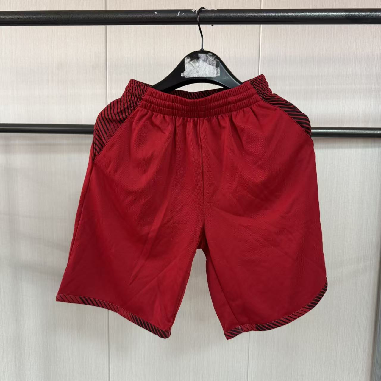 《购买前看详情B品》李宁短裤夏季男童篮球系列运动休闲短裤YATM0