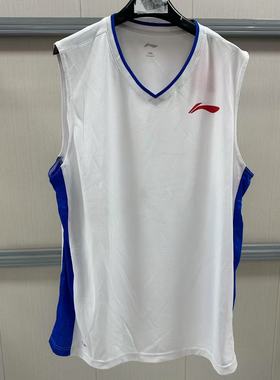 《购买前看详情B品》李宁男子夏季短袖宽松篮球比赛T恤DDDD323