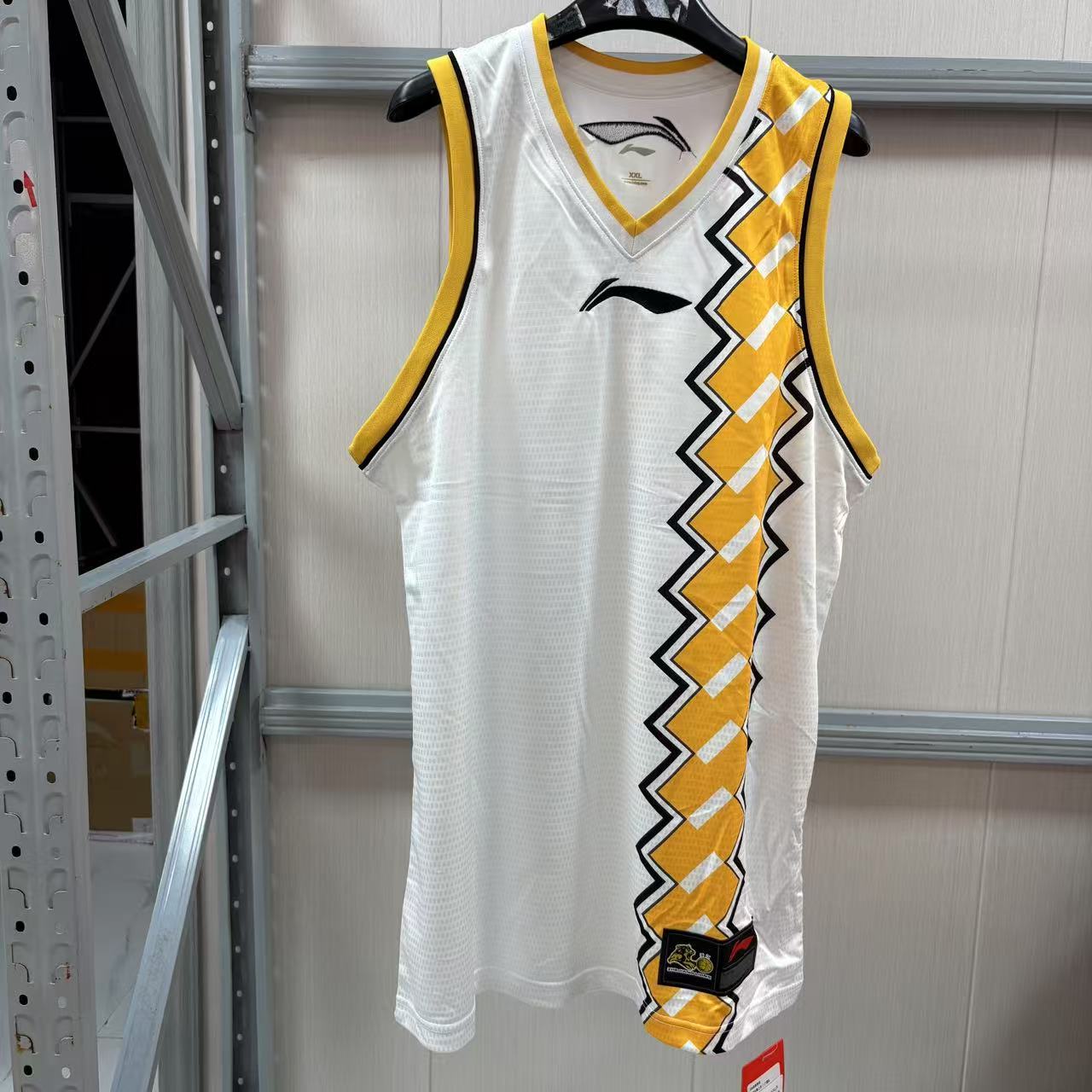 《购买前看详情B品》李宁CBA联赛赞助主场比赛上衣男款  AAYK521