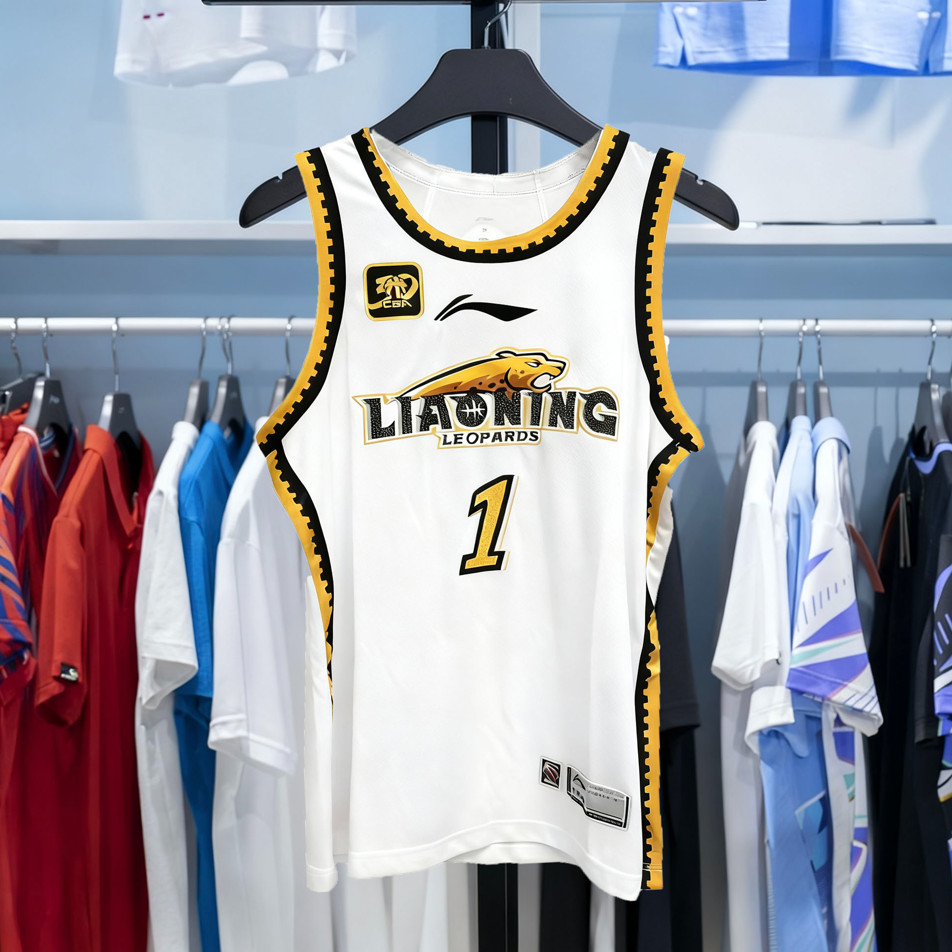 李宁球衣CBA夏季男款专业篮球服透气吸汗宽松背心T恤AAYU723