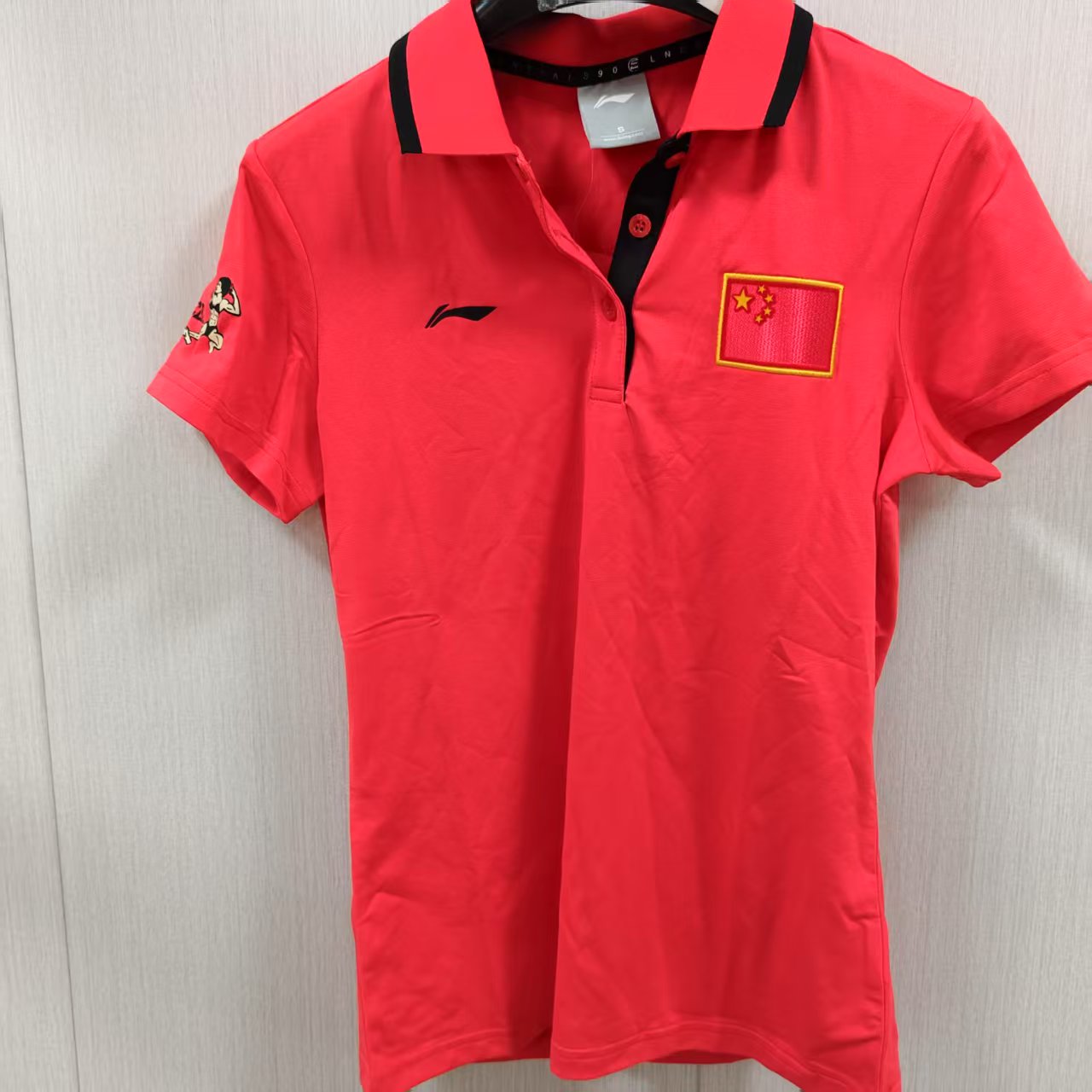 《购买前看详情B品》李宁短袖POLO衫夏季男款户外运动T恤APLP102