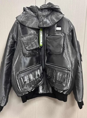 李宁冬季短棉服男装LNG机能主题系列休闲保暖宽松棉服上衣FJAD003