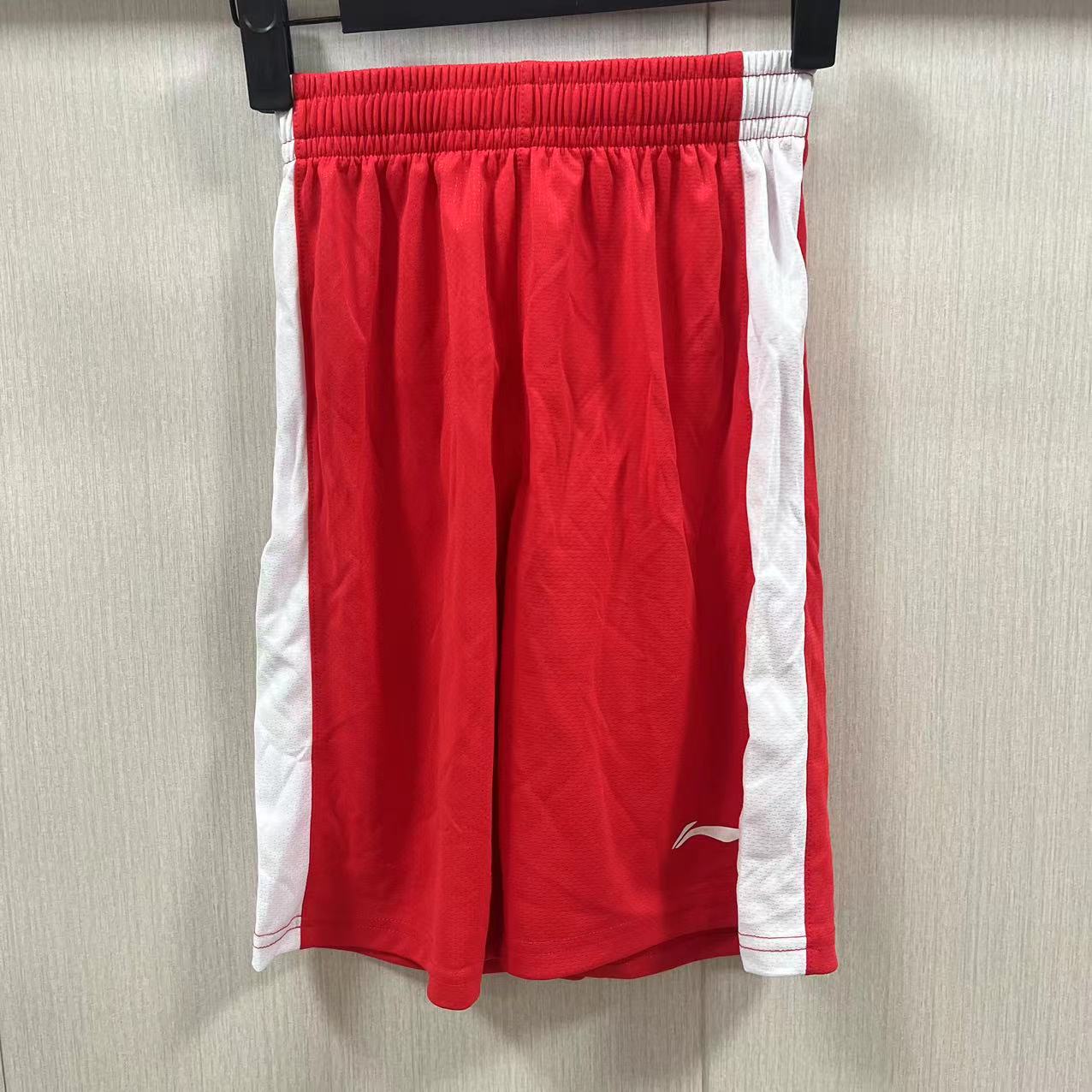 《购买前看详情B品》李宁童装夏季短裤休闲宽松舒适运动裤AATN068