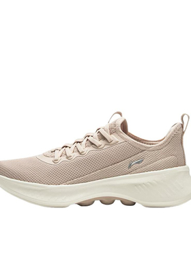 李宁跑步鞋女子2024秋季新款减震舒适网面透气潮流休闲鞋AGLU320