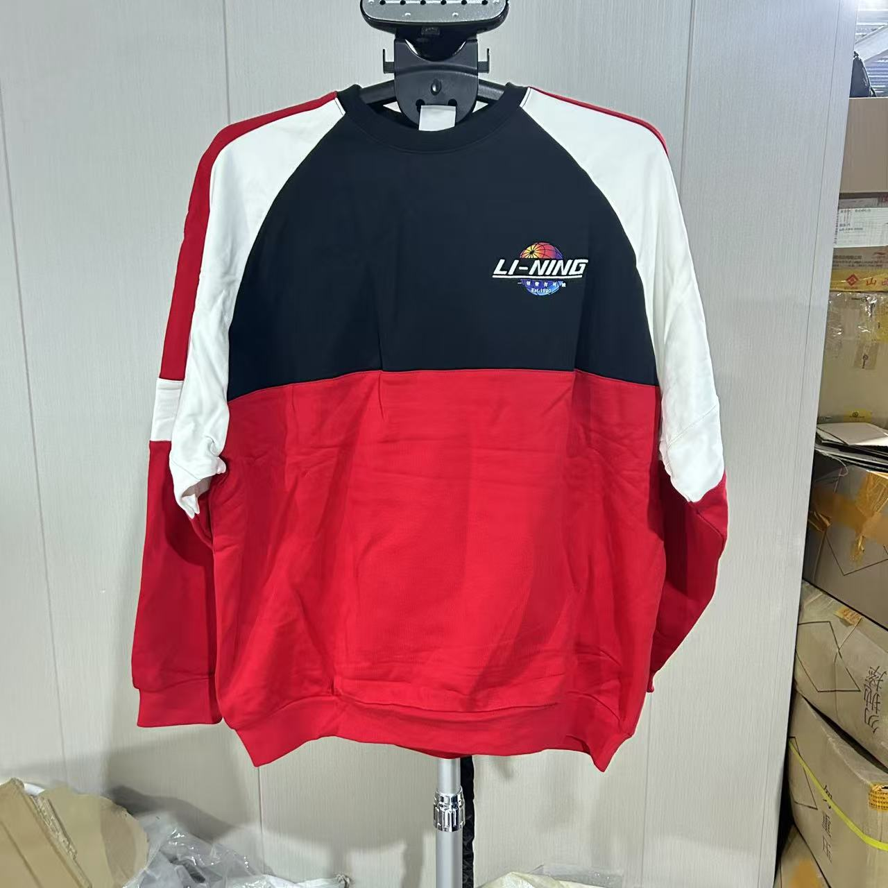 《购买前看详情B品》李宁运动卫衣男春季休闲舒适百搭上衣DDDD572