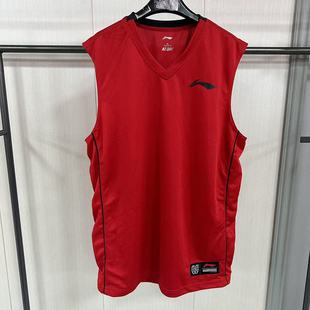 休闲透气运动无袖 男款 李宁短袖 上衣AATJ043 B品以直播展示为主