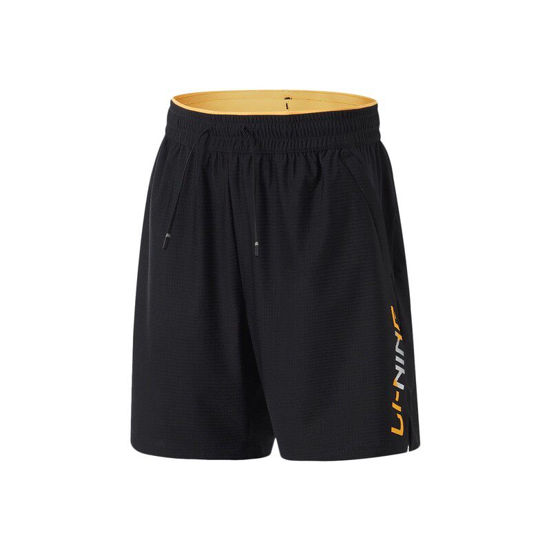 李宁童装休闲运动短裤24秋男大童速干舒适轻薄五分裤YKYU033