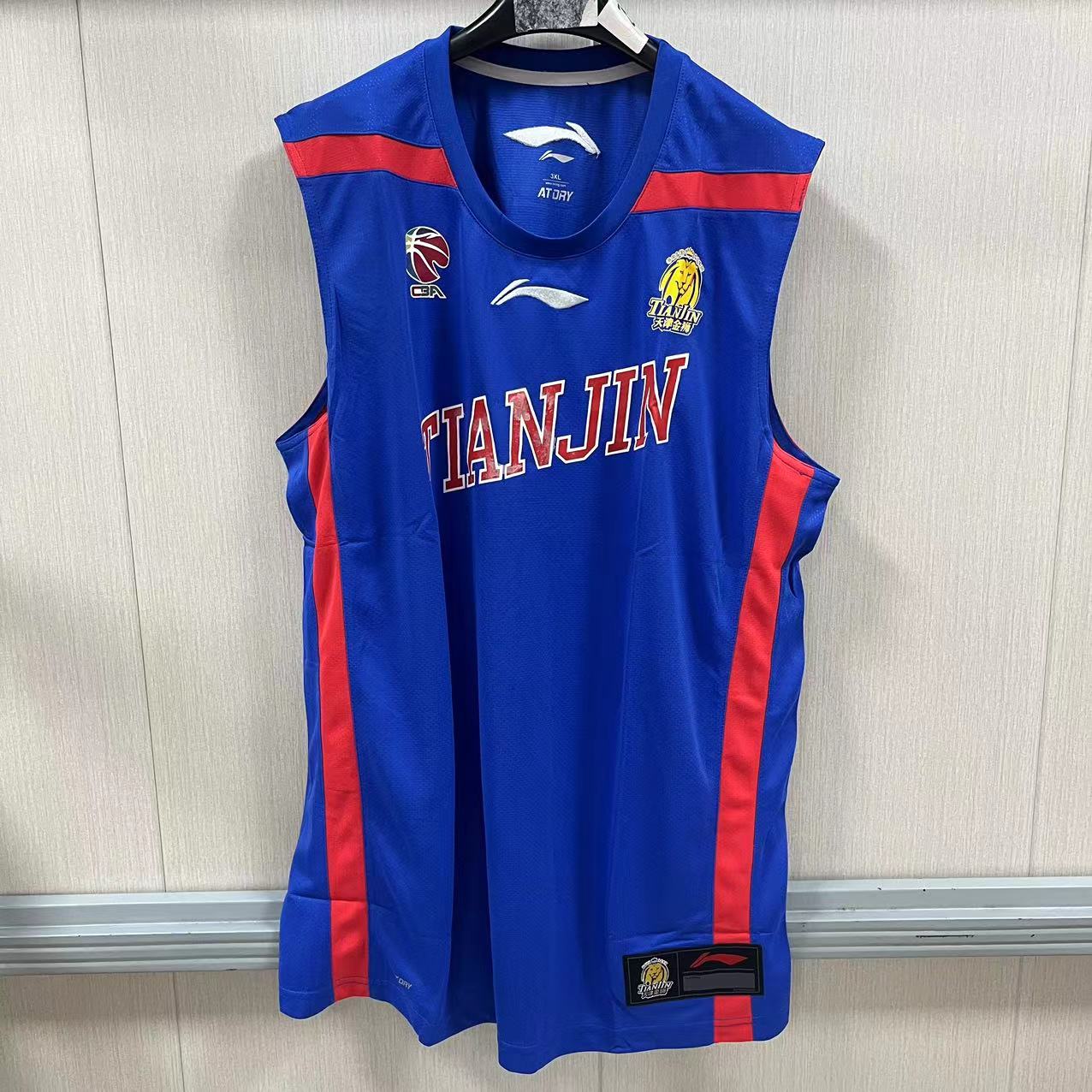 《购买前看详情B品》李宁男子CBA运动上衣宽松速干篮球服AAYM273