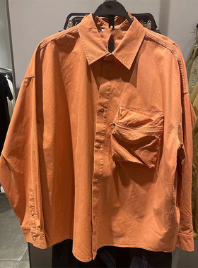 2026春季新款WLJZWFJT UR男装时尚休闲百搭宽松翻领衬衫UML240010