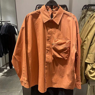 2026春季新款WLJZWFJT UR男装时尚休闲百搭宽松翻领衬衫UML240010