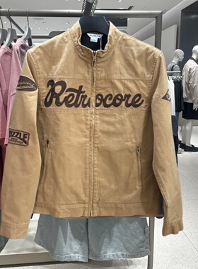 2026春款新款WLJZWFJTUR男装潮流美式机车上衣UUV150023 夹克外套