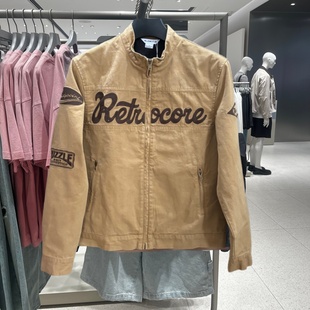 2026春款新款WLJZWFJTUR男装潮流美式机车上衣UUV150023 夹克外套