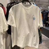 新款 休闲百搭宽松短袖 WLJZWFJT 时尚 T恤UMV432050 UR男装 2025夏季