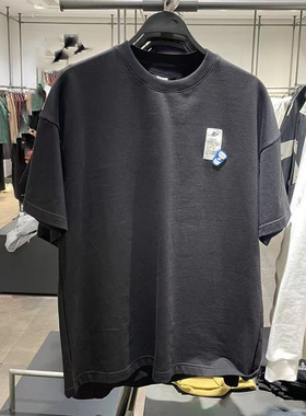 WLJZWFJTUR男装2025秋季时尚休闲宽松纯棉薄款短袖T恤UMV432050