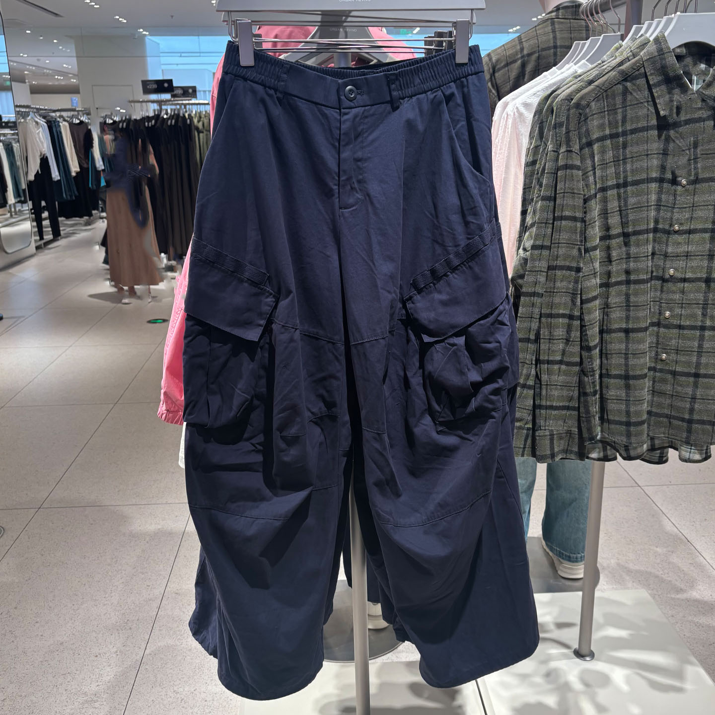 WLJZWFJTUR美式复古工装长裤男