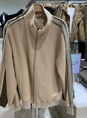 2026春季新款WLJZWFJT潮 男装撞色拼接夹克运动宽松外套UMM1 0014