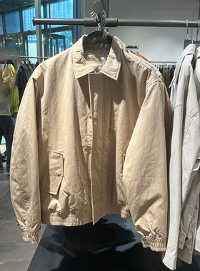 2025秋冬新款男装棉服外套翻领宽松百搭保暖夹克外套UMY140003