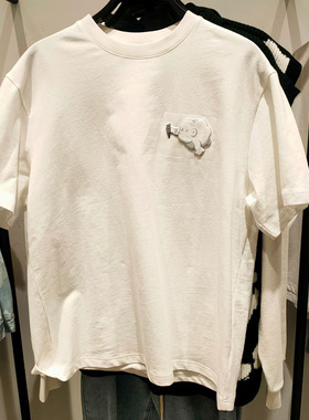 2025夏款新品WLJZWFJTUR男装休闲男女圆领宽松   T恤MV08S4ON2001