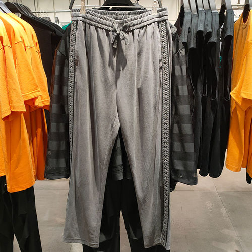 JTUR直筒型微弹花边长裤休闲裤