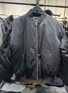 潮牌冬季新款WLJZWFJT UR男装时尚潮牌休闲宽松棉服外套UMF130040