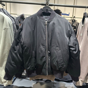 潮牌冬季新款WLJZWFJT UR男装时尚潮牌休闲宽松棉服外套UMF130040