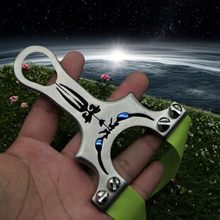 竞技皮筋不锈钢把手玩具200泥丸9025送2付大撑8020新款户外头