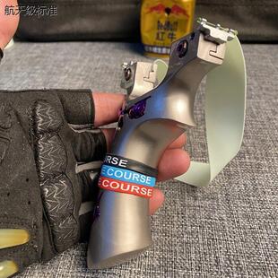 新款大炮弹弓恶魔五代成年人户外竞技专用大威力高精准度扁皮筋