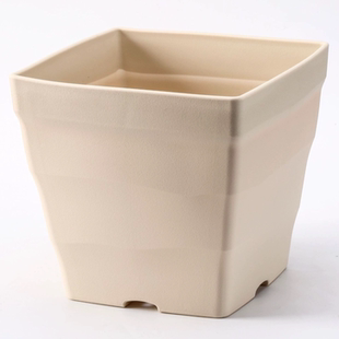 朴悦大厂出品质量保证方型加厚树脂室内大花盆简约风格花盆