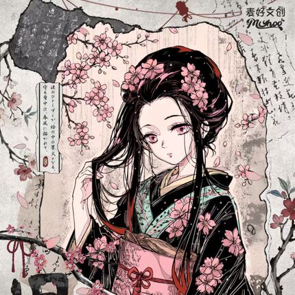 麦好文创鬼灭之刃旧梦入画mini卡牌第一弹鬼杀队动漫同人二创