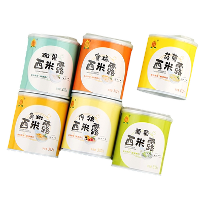 酸奶西米露水果罐头整箱6罐装