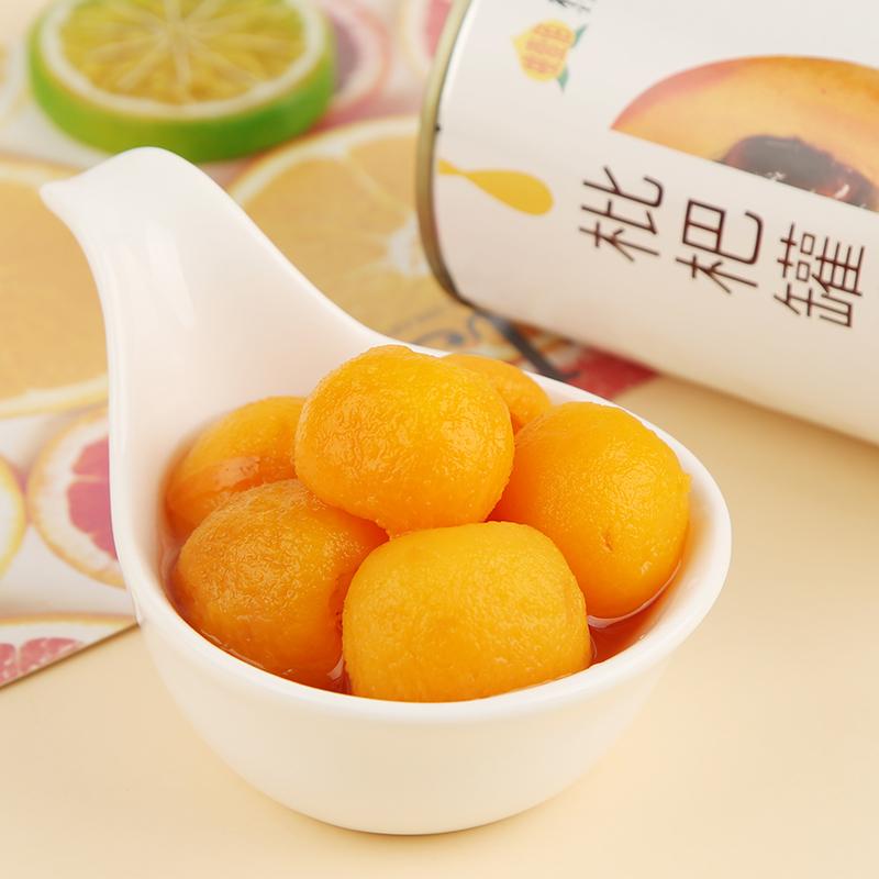 新鲜水果罐头黄桃枇杷什锦杨梅梨
