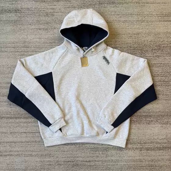 Three-Color Two-Tone Sweatshirt Set (White, Gray, Black)