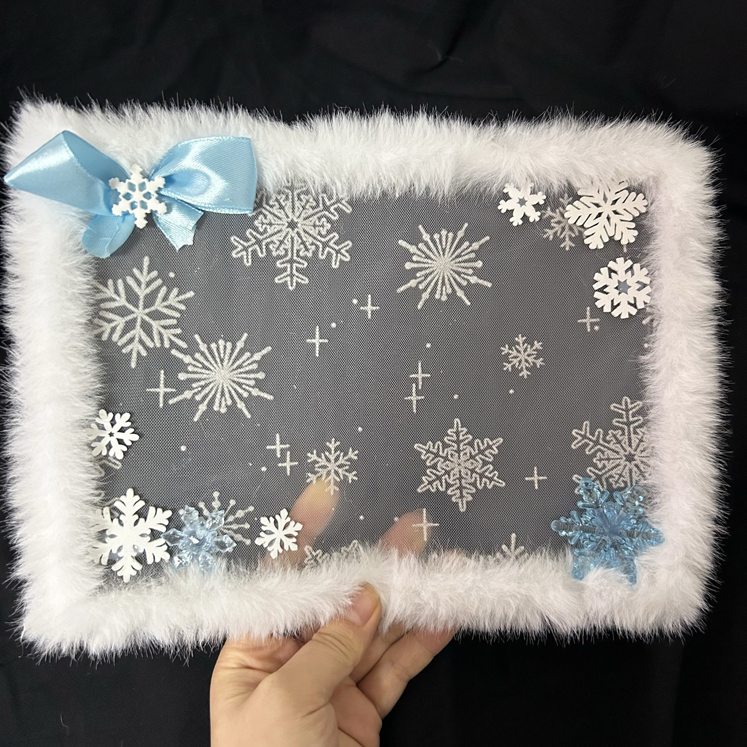 现货成品毛绒痛板冬日diy装饰痛包配件谷美雪花成品痛板透明痛板,模玩/动漫/周边/娃圈三坑/桌游,谷美,淘宝优惠券,粉丝福利购,淘宝优惠卷