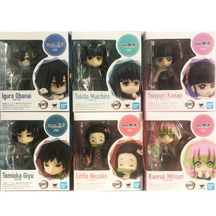 万代mini鬼灭之刃炭治郎恋蛇音柱弥豆子无一郎蜜璃小芭内义勇手办