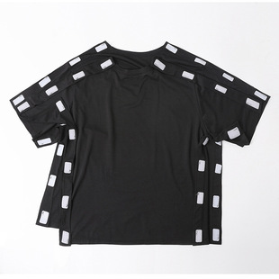 手摔伤衣服男骨折T恤短袖腋下开护理服透气伤员服易穿脱睡衣术后