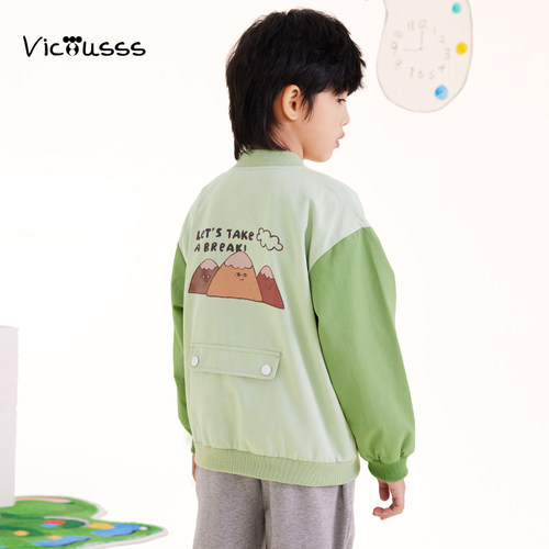 viciusss丸社男童外套春秋新款潮