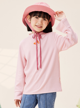 viciusss丸社女童打底衫薄款2025新款秋冬季儿童长袖内搭T恤上衣