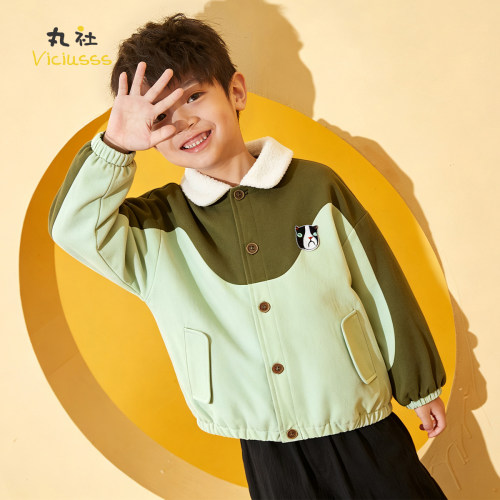viciusss丸社男童棉服夹棉秋冬款
