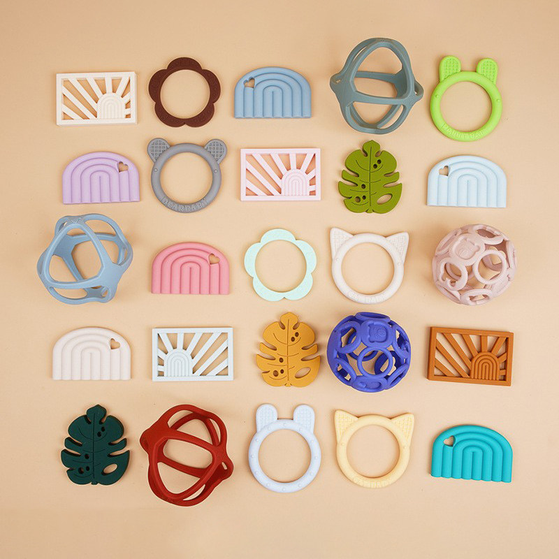 ins新款食品级硅胶卡通宝宝牙胶咬胶磨牙环0-1岁幼婴儿磨牙棒玩具,婴童洗护,牙胶,淘宝优惠券,粉丝福利购,淘宝优惠卷