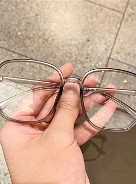 原宿风超轻防蓝光眼镜女眼镜素颜网红大脸眼镜架眼睛女配近视眼镜