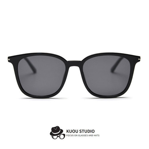 新款韩系大框TR90偏光太阳眼镜男女网红素颜街拍墨镜显脸小