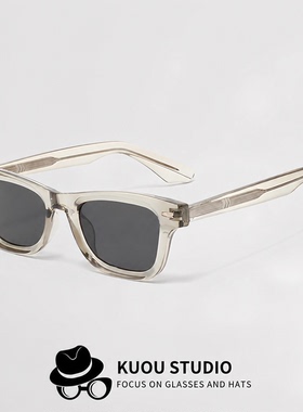 窄框方形偏光可配度数网红太阳镜