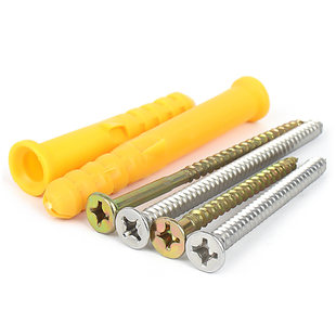 金超国标304小黄鱼膨胀管膨胀螺丝胶塞螺栓6/8/10/12mm自攻套装