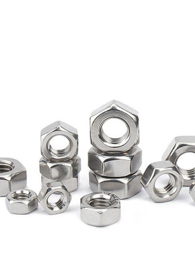 金超310S材质六角螺母 UNF六角螺帽英制细牙螺帽大全M8M10M12M14