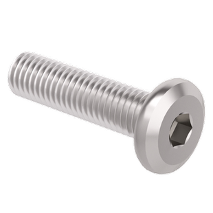 304不锈钢家具大平头倒边内六角螺丝 圆头斜边螺钉倒边螺栓M2-M12