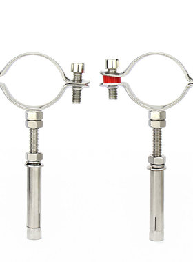 金超304不锈钢固定管支架膨胀螺杆卡扣抱箍管夹水管夹卡箍管卡