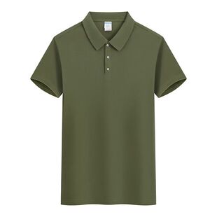 S2601 男士 POLO衫 T恤 32支210克精仿棉纯色翻领poloT恤潮 短袖