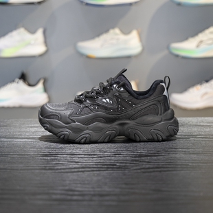 女子2025新款 李宁猫爪LITE 迪士尼联名休闲鞋 AGCV390 厚底老爹鞋