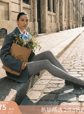 CALZEDONIA卡泽意袜女安哥拉红秋冬舒适混纺柔软含羊绒丝袜MIC048